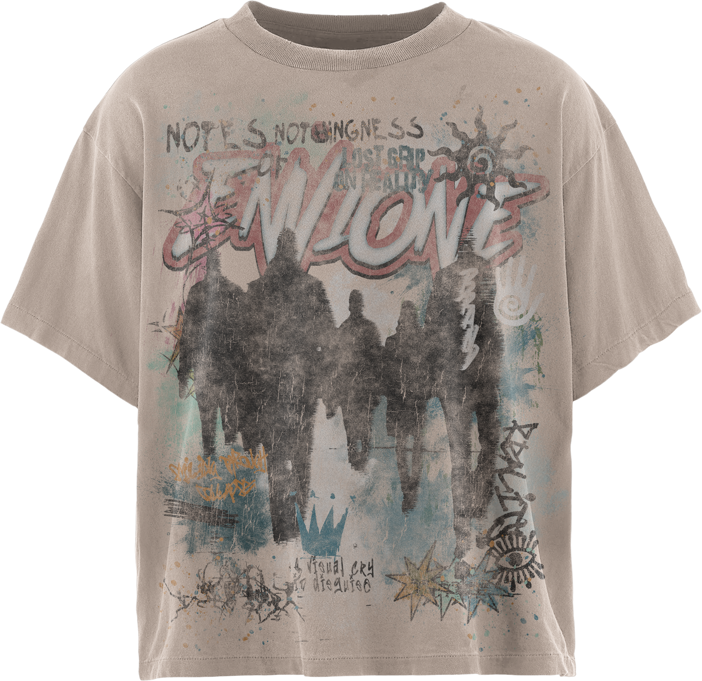 Expression In Conflict "Envione Brand" | Streetwear T-Shirt Drop Shoulder Fit