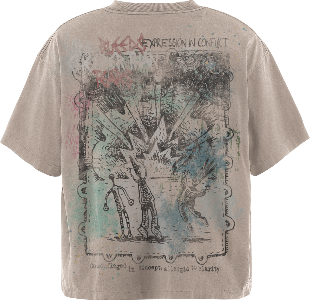 Expression In Conflict "Envione Brand" | Streetwear T-Shirt Drop Shoulder Fit