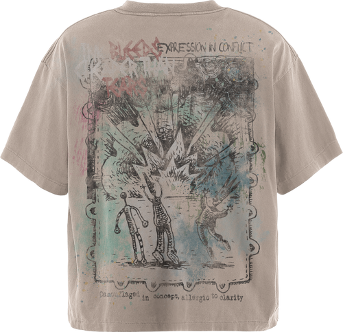 Expression In Conflict - Envione Brand | Streetwear T-Shirt Drop Shoulder Fit